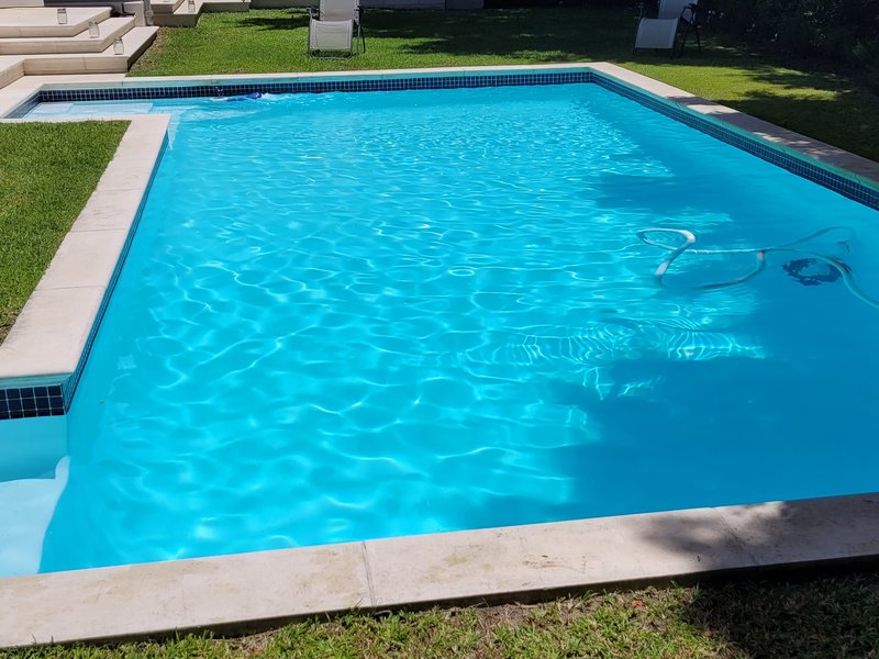 Clean rectangular swimming pool